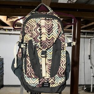 L.L.Bean Multicolor Chevron Backpack